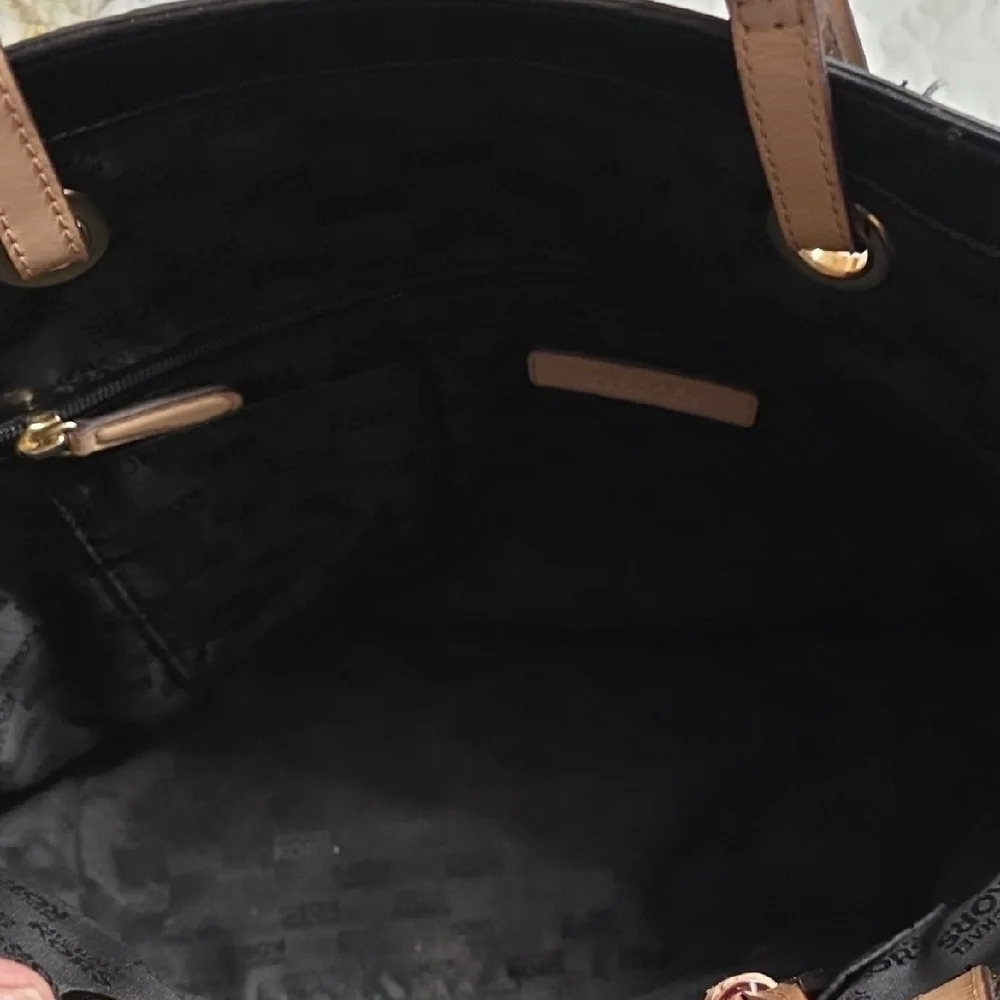 MICHAEL Michael Kors Black & Gold Tote